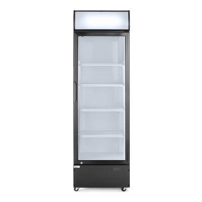 Jednodveřová chladnička s podsvíceným panelem na zadním panelu, Arktic, 254L, Černá, 230V/250W, 578x605x(H)1980mm | 233788